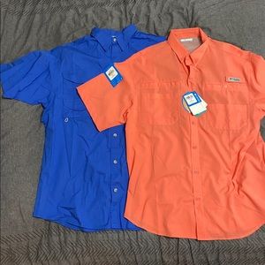 BRAND NEW! Men’s Columbia short sleeve shirt duo